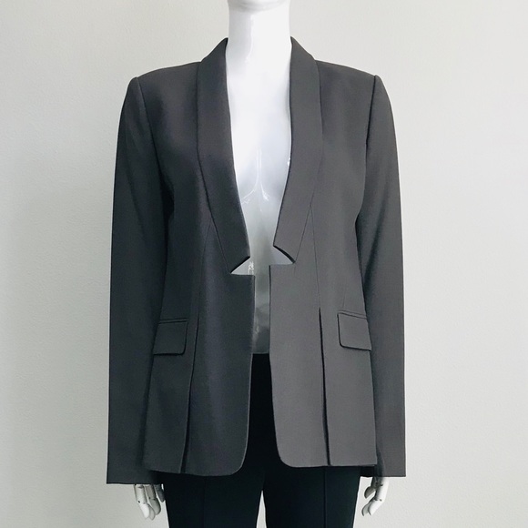 HALSTON HERITAGE relaxed blazer grey